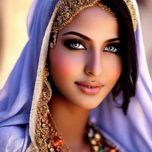 Prompt: ARABIAN FEMALE BEAUTY