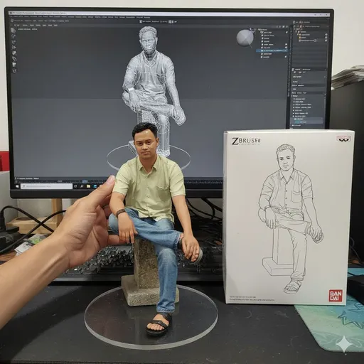 Prompt:
Nure two hand gently pick up the figure on the frame and rotate it slightly for inpection.the model in the packaging box remain stationary,while all other background elements stay unchanged.
SELAMAT MENCUBA🤙🏻 yg ni untuk tangan video