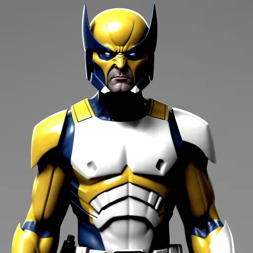Prompt: wolverine as a clone trooper phase 1