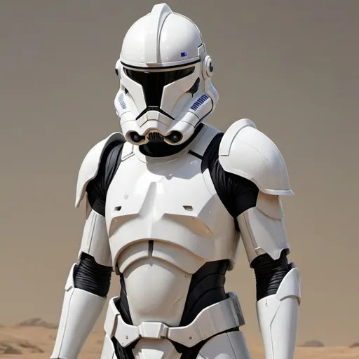 Prompt: futuristic clone trooper
 