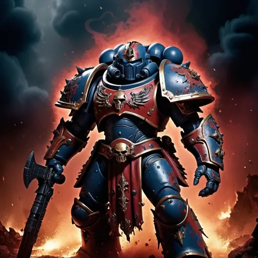 Prompt: chaos marine
