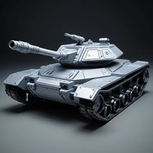 Prompt: Nano technology assault tank.