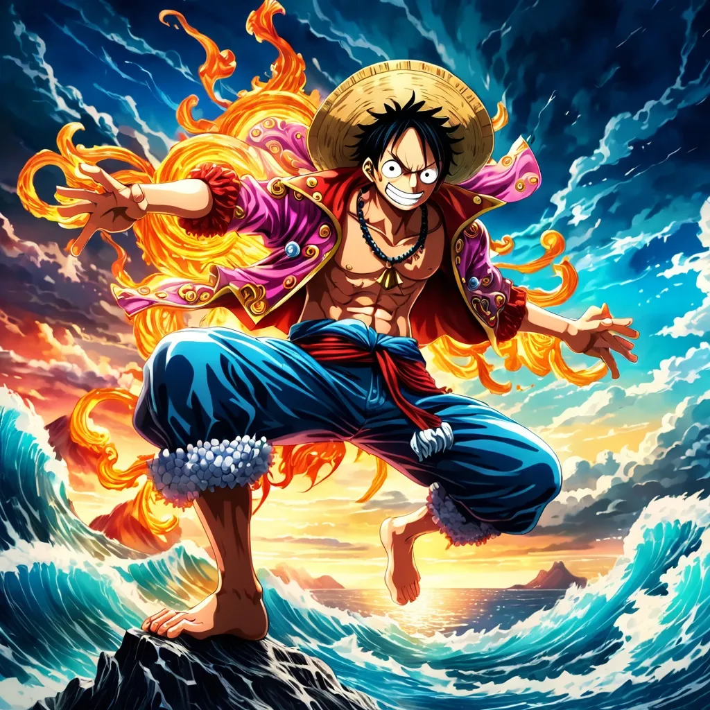 Prompt: Anime one piece karakter 