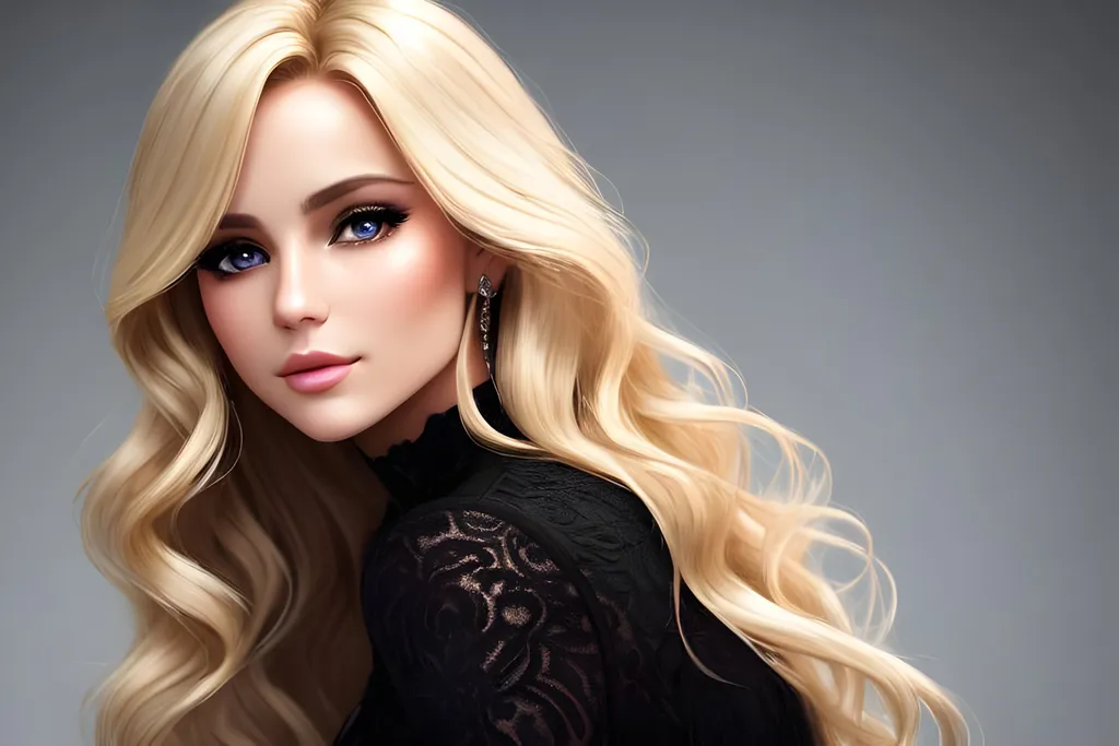 Prompt: photorealistic, waist-length picture of a beautiful girl with {wavy} {blonde} hair in a stunning black dress, 25 year old, {perfect eyes}, dreamy eyes, perfect composition, detailed face, realistic, super detailed, 8k, high quality, artstation, sharp focus, studio photo, intricate details, highly detailed, by greg rutkowski