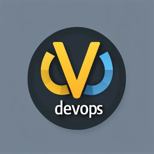 Prompt: "DevOps Ukraine"text logo