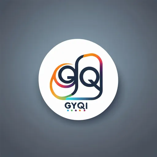 Prompt: a web2.0 style social media company logo for a company called gyqi. the company is all about highlights and user generated annotated content. make the logo out of the letters of the word