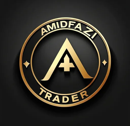 Prompt: Create a 3D logo for Amjidfayaz Trader