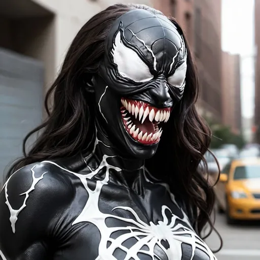 Prompt: female venom