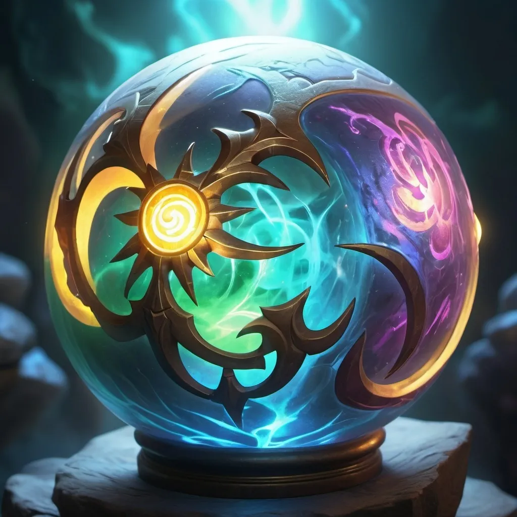 Prompt: linken sphere from dota 2