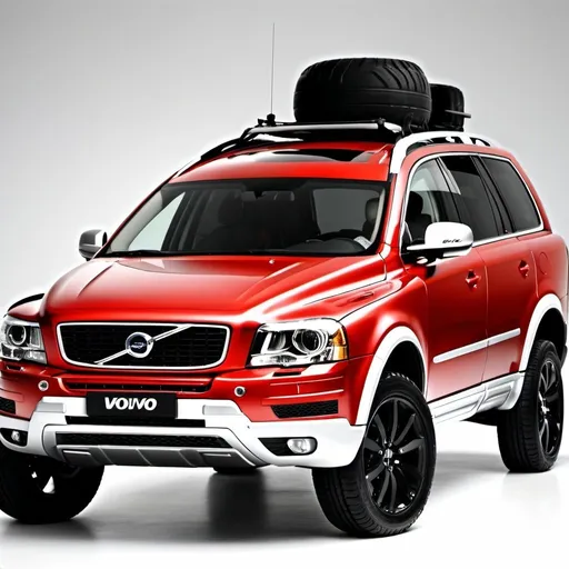 Prompt: tank in action with calligraphy, monotone. red for the dripping. combine the style of 2010 volvo xc90
