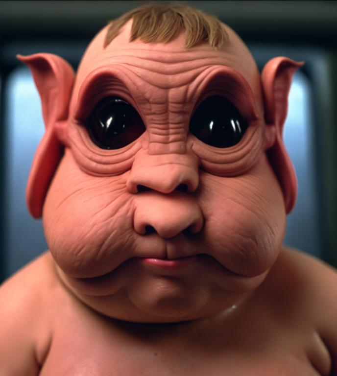 Prompt: nien nunb fat guy