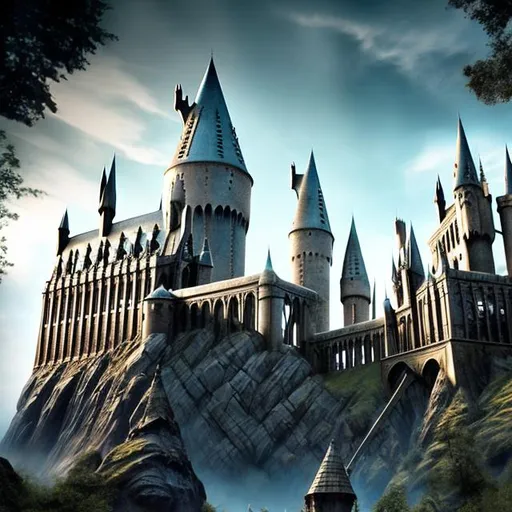 Prompt: hogwarts castle
