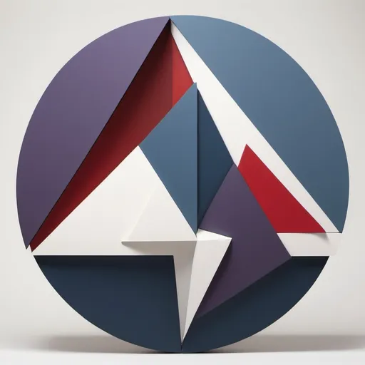 Prompt: a 3d composition of overlapping, irregular geometric shapes, such as fractured circles, triangles, and jagged lines, to symbolize feelings of defectiveness and inner conflict. The primary color palette includes muted blues, grays, and dark purples, representing depression, loneliness, and pessimism. Sharp, fragmented edges suggest the perception of flaws and a sense of brokenness.

In contrast, occasional bright, sharp shapes in reds and yellows emerge sporadically, symbolizing hidden insecurities and a facade of egotism or attention-seeking behavior. A central void or disconnected space emphasizes isolation, while distant, sharp elements around the edges represent pushing others away despite a yearning for connection. The overall arrangement feels tense, disjointed, and conflicted, capturing the push-pull of a “me against the world” mentality.