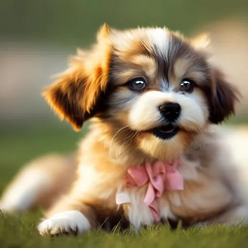 Prompt: For a captivating dog wallpaper, consider a high-resolution image featuring a dog with expressive eyes, vibrant coat colors, and a charming pose. Natural lighting and a clear background can enhance the overall aesthetic. Choose a moment that reflects the dog's personality, like a playful expression or a serene moment.