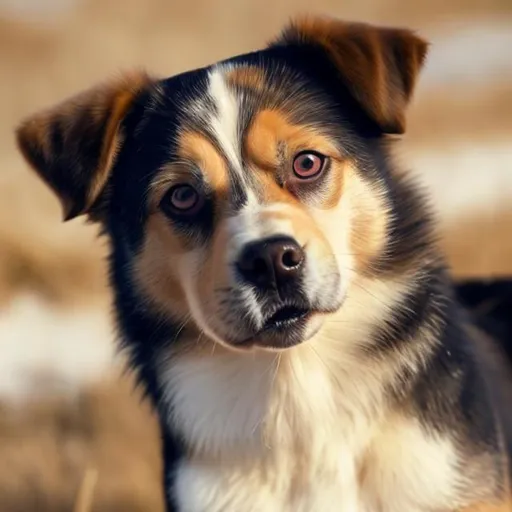 Prompt: For a captivating dog wallpaper, consider a high-resolution image featuring a dog with expressive eyes, vibrant coat colors, and a charming pose. Natural lighting and a clear background can enhance the overall aesthetic. Choose a moment that reflects the dog's personality, like a playful expression or a serene moment.