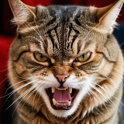 Prompt: cat angry



