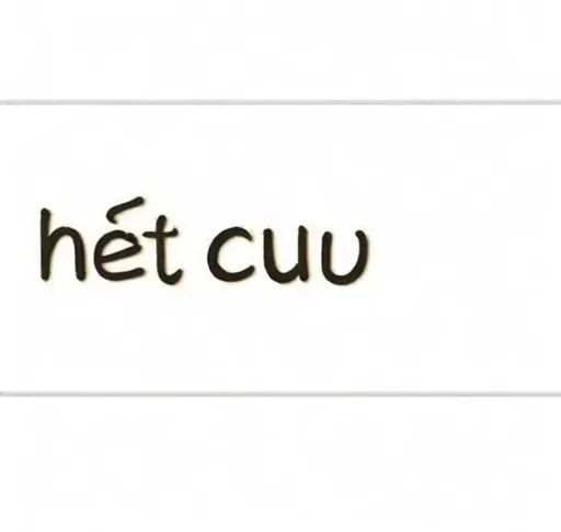 Prompt: Writer letter '' hết cứu'' colour gold normal
 