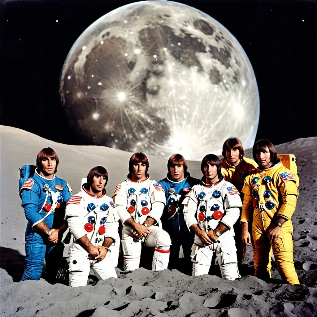 Prompt: The Troggs on the moon