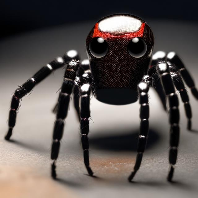 Prompt: Veri scari spider with forte legs 