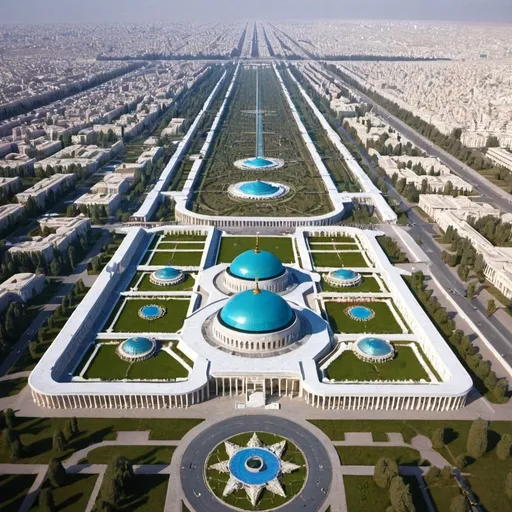 Prompt: Tashkent 2100 year 