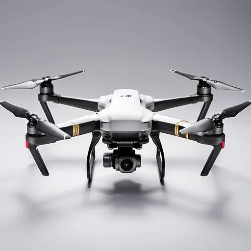 Prompt: drone DJI, акварель