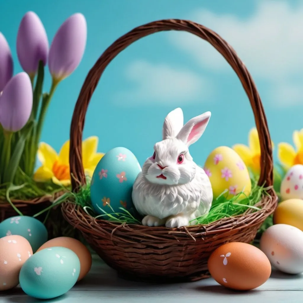 Prompt: easter theme 4k photo 