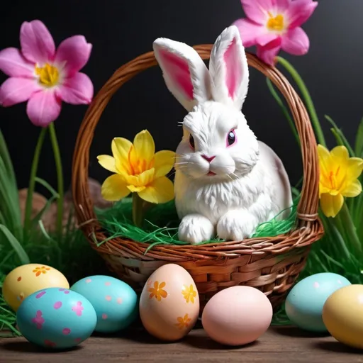 Prompt: easter theme 4k photo 