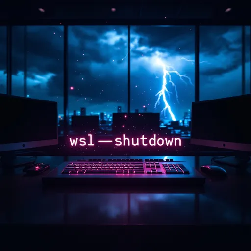 Prompt: wsl --shutdown