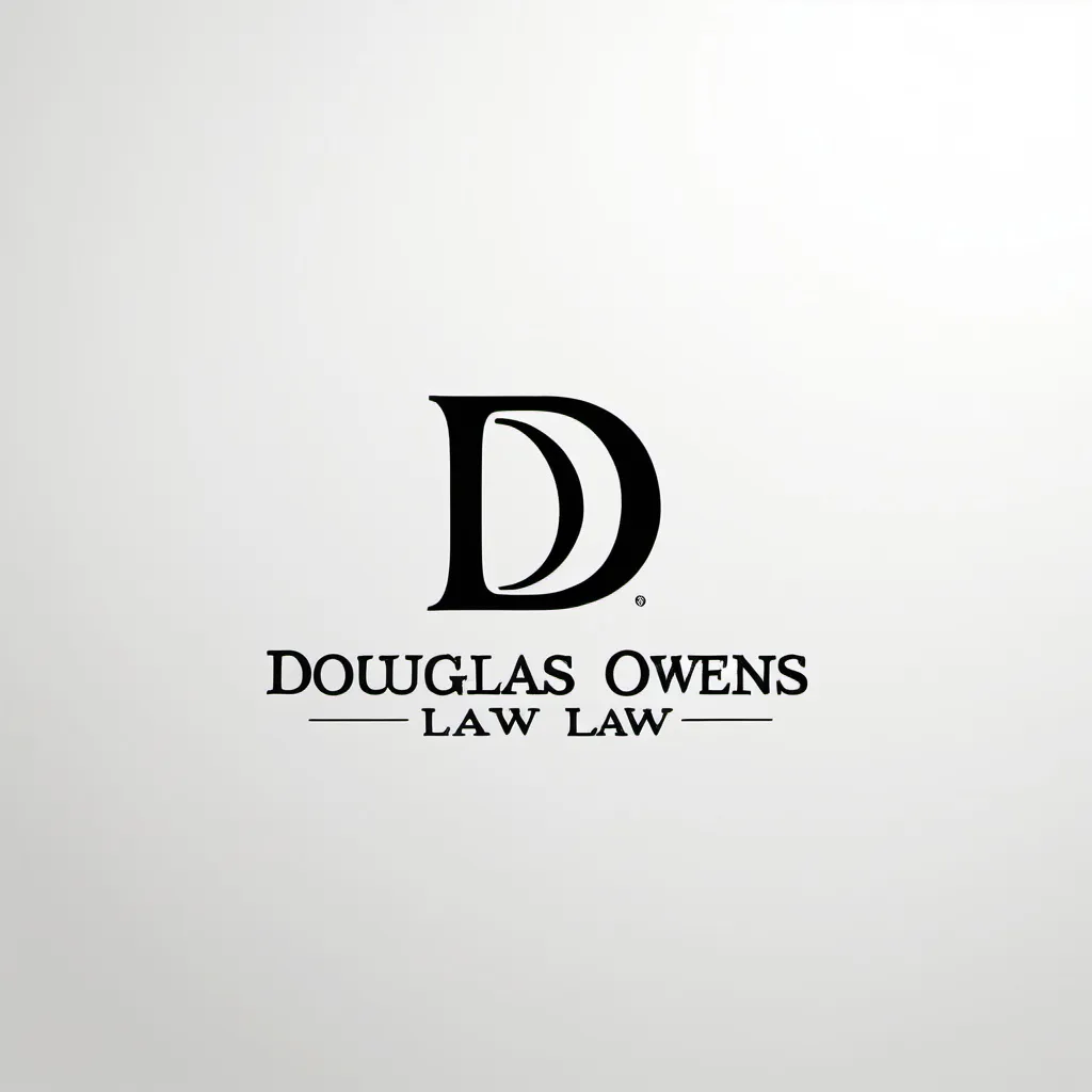 Prompt: a simple logo for a law firm called Douglas Owens Law.