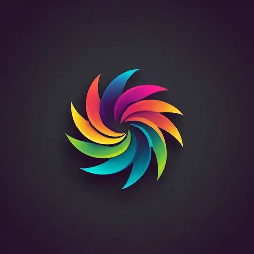 Prompt: ABSTRACT MODERN LOGO THAT IS COLORFUL;
