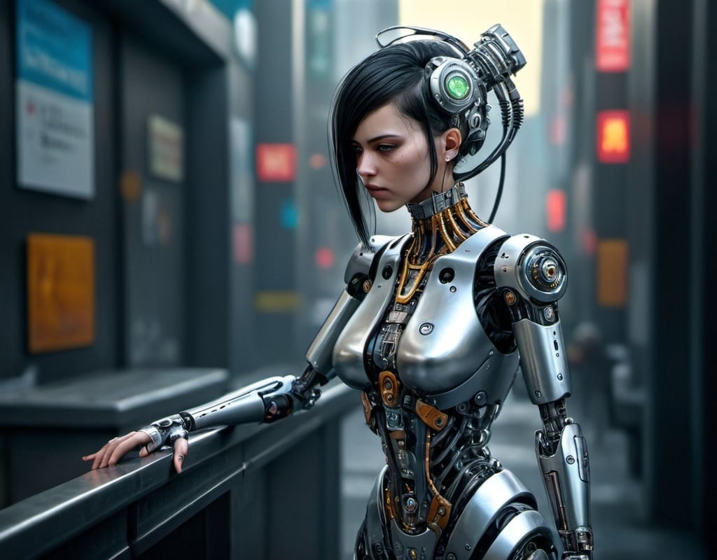 Prompt: Centered portrait of an ultra detailed Mechanical Cyberpunk Female Android, looking into the camera, intricate, elegant, super highly detailed, smooth, sharp focus, no blur, no dof, extreme illustration, Extremely detailed oil painting unreal 5 render digital art octane render beautiful composition trending on artstation award-winning photograph masterpiece beautiful photograph award-winning painting stunning picture realistic drawing Blender render 3-D very detailed art incredible visuals perfectCentered portrait of an ultra detailed Mechanical Cyberpunk Female Android, looking into the camera, intricate, elegant, super highly detailed, smooth, sharp focus, no blur, no dof, extreme illustration, Extremely detailed oil painting unreal 5 render digital art octane render beautiful composition trending on artstation award-winning photograph masterpiece beautiful photograph award-winning painting stunning picture realistic drawing Blender render 3-D very detailed art incredible visuals perfect 