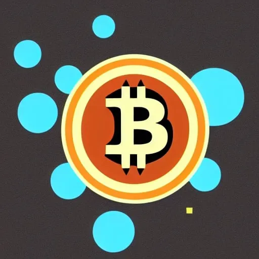 Prompt: Create a blog profile image that represents a dynamic and modern cryptocurrency news site. The image should include elements like digital currency symbols (e.g., Bitcoin, Ethereum), a sleek and professional design, and hints of technology and finance. Incorporate colors and graphics that convey innovation, trustworthiness, and the fast-paced nature of cryptocurrency markets. Minimalist picture 