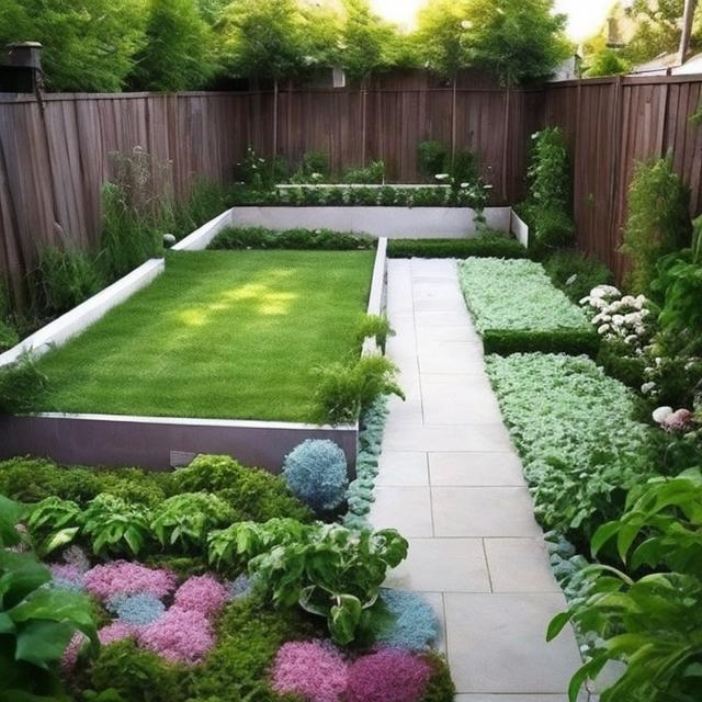 Prompt: Backyard garden 