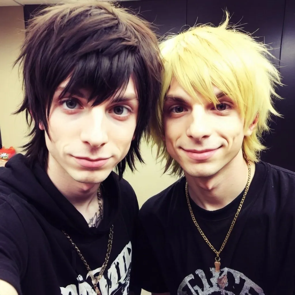 Prompt: jake webber and johnnie guilbert ugly