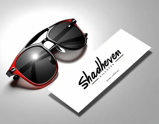 Prompt: create a banner for my sunglasses brand name "ShadeHeaven", Make banner simple and 
