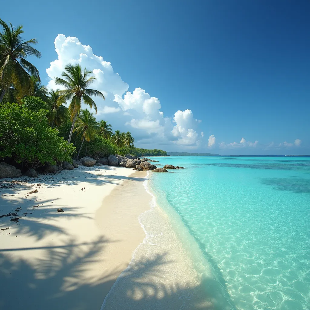 Prompt: A beautiful beach in Africa
