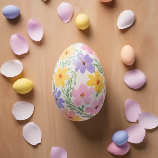 Prompt: Joyful flat lay, brightly painted, hand-decorated wooden Easter egg, rustic wooden table, 45-degree angle; 40% negative space, HIGH-KEY light, few scattered pastel flower petals, editorial content, high commercial value, shutterstock, no brand, clean and simple, no extra objects, minimal styling, neutral flat surface, no props, sample negative space, room for text, rule of thirds composition, shallow depth of field (f/2.8 look), background softly, no extra objects, soft glow
9A. Autumn harvest, a single, perfectly imperfect heirloom pumpkin, weathered barn wood background, eye-level shot; 30% negative space, SOFT light, small bunch of dried wheat, editorial content, high commercial value, shutterstock, no brand, clean and simple, no extra objects, minimal styling, neutral flat surface, no props, sample negative space, room for text, rule of thirds composition, shallow depth of field (f/2.8 look), background softly, no extra objects, soft glow