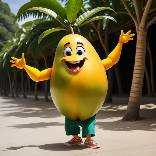 Prompt: do a mango dancing