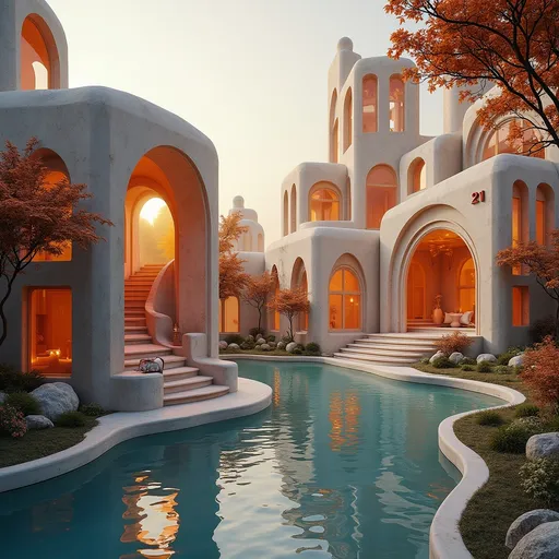 Prompt: (incredible contemporary architectural fusion), a stunning distopian metropolis design combining ((italian renaissance architecture:1.3)) and soft influence of chinese architecture, showcasing intricate details and harmonious shapes, set against a serene backdrop, vibrant colors accentuating both styles, intricate patterns and forms blending seamlessly, warm, inviting ambiance, (highly detailed), (4K), cinematic quality, a testament to cultural artistry and craftsmanship.