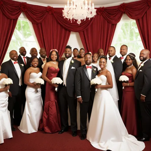 Prompt: The redd wedding in the book
