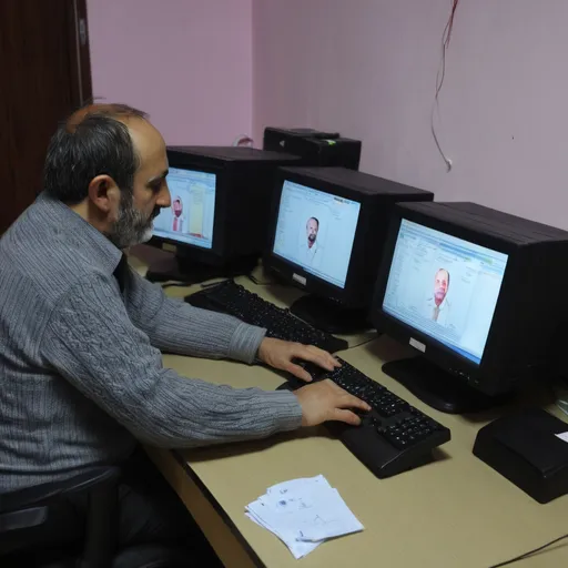 Prompt: Zonguldak nüfus müdürü bilgisayarda nüfusu sayıyor