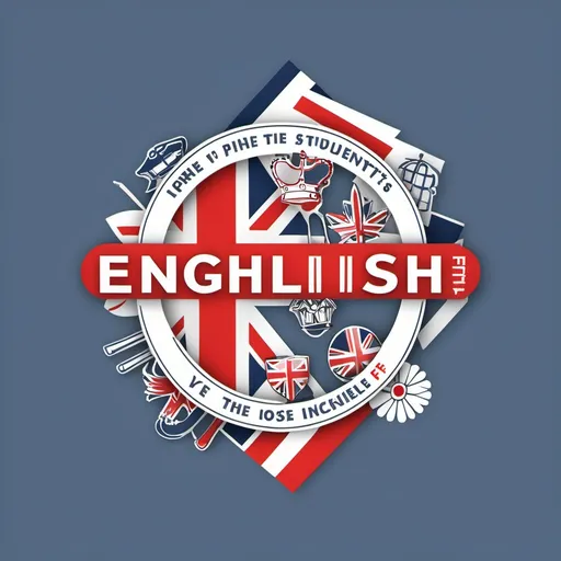 Prompt: Prepare the word "englishlife students" in the form of a logo, but let it form the words by itself, no other additions are necessary