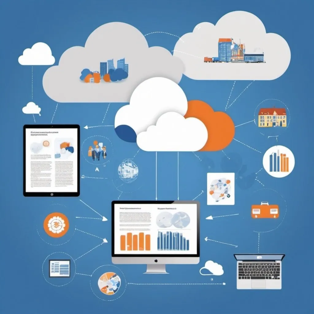 Prompt: kan je een grafisch overzicht maken 
 met nederlandse uitleg in woorden erbij van het IT integratielandschap met daarbij applicaties, cloud omgevingen en middlewere? 
