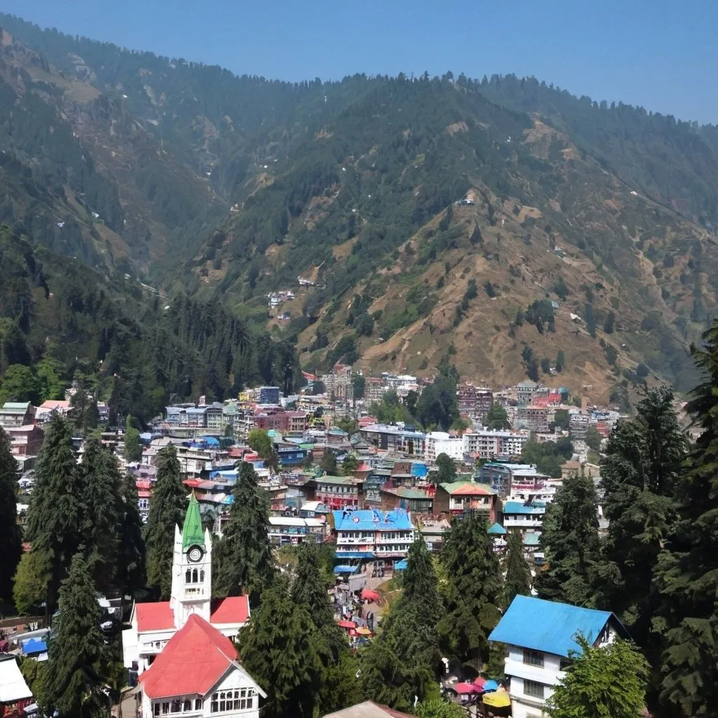 Prompt: Shimla in summer