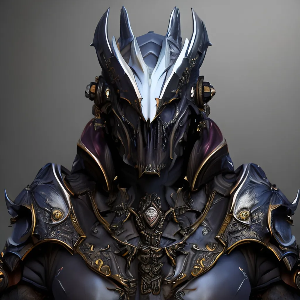 a fit fantasy knight wearing hall helm brass gothic