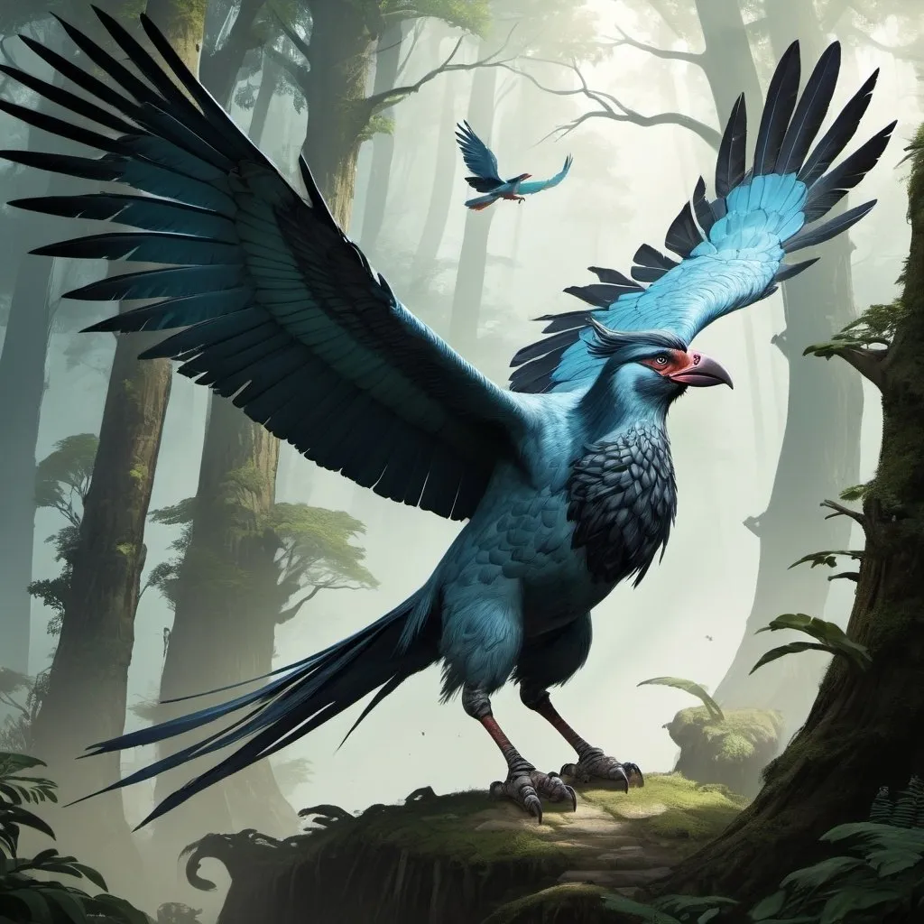 Prompt: fantasy giant bird