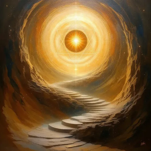 Prompt: Wisdom is The Guiding Light of Love

Artistic impression. Sacred geomery

