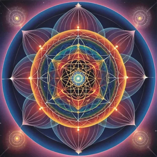 Prompt: Obligation counterpoint gratitude sacred geometry