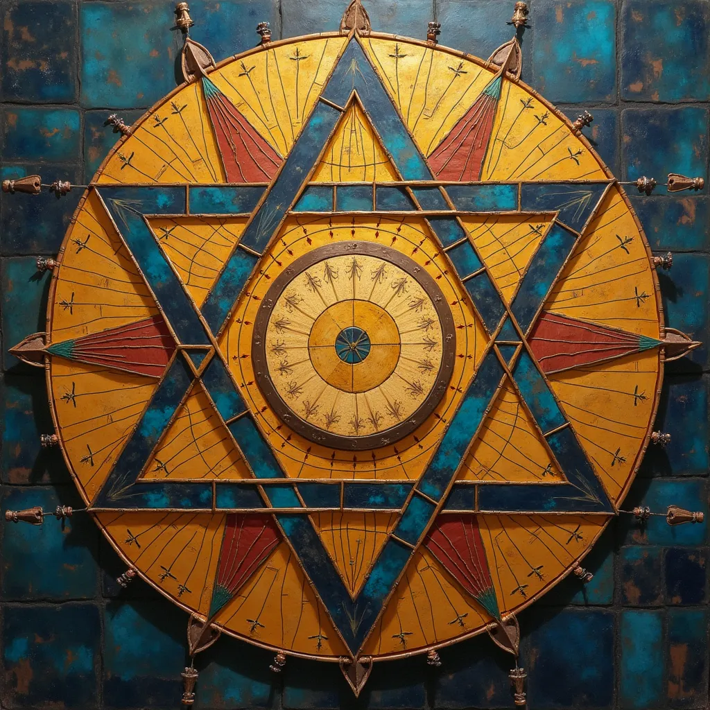 Prompt: Shape of music in sacred geometry