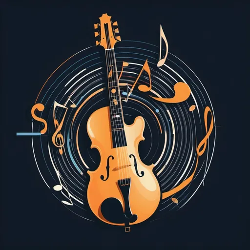 Prompt: Shape of music
